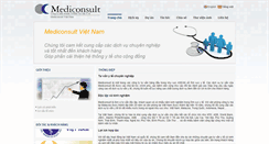 Desktop Screenshot of mediconsultvn.com.vn