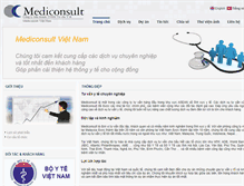 Tablet Screenshot of mediconsultvn.com.vn